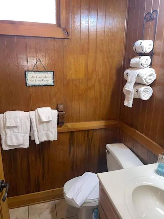 Cozy Cabin: River View With Hot Tub ダロネガ エクステリア 写真